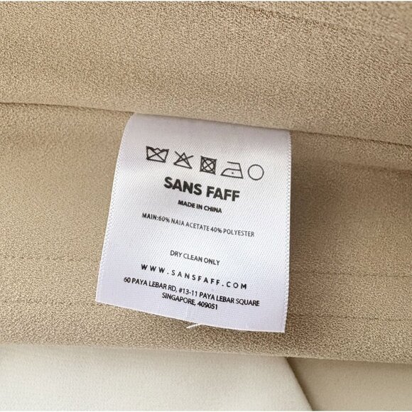 Sans Faff Half Moon Corset Top Camel S - Picture 9 of 9